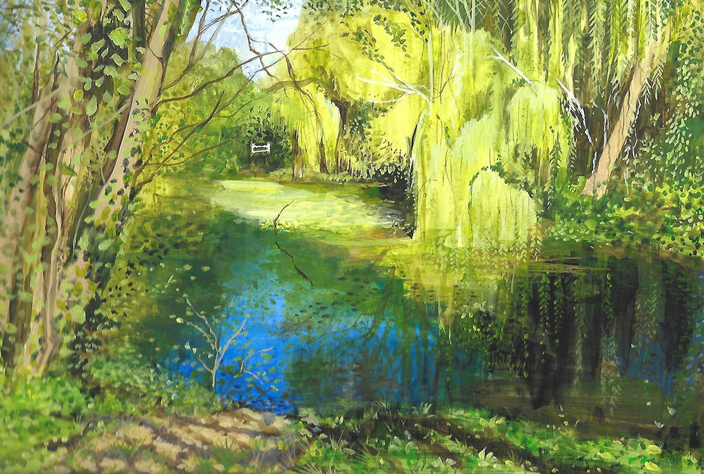 The Source of the Itchen at Kilmeston